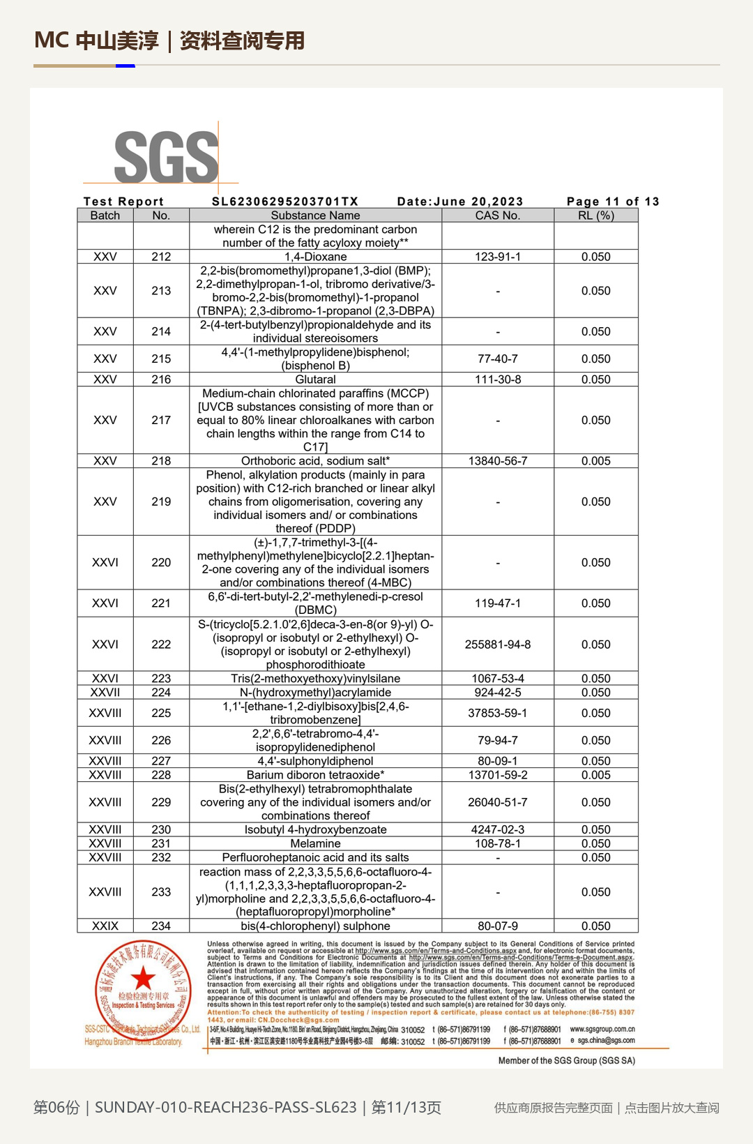 OTE SUNDAY-010｜REACH 236第 11 页水印阅读图